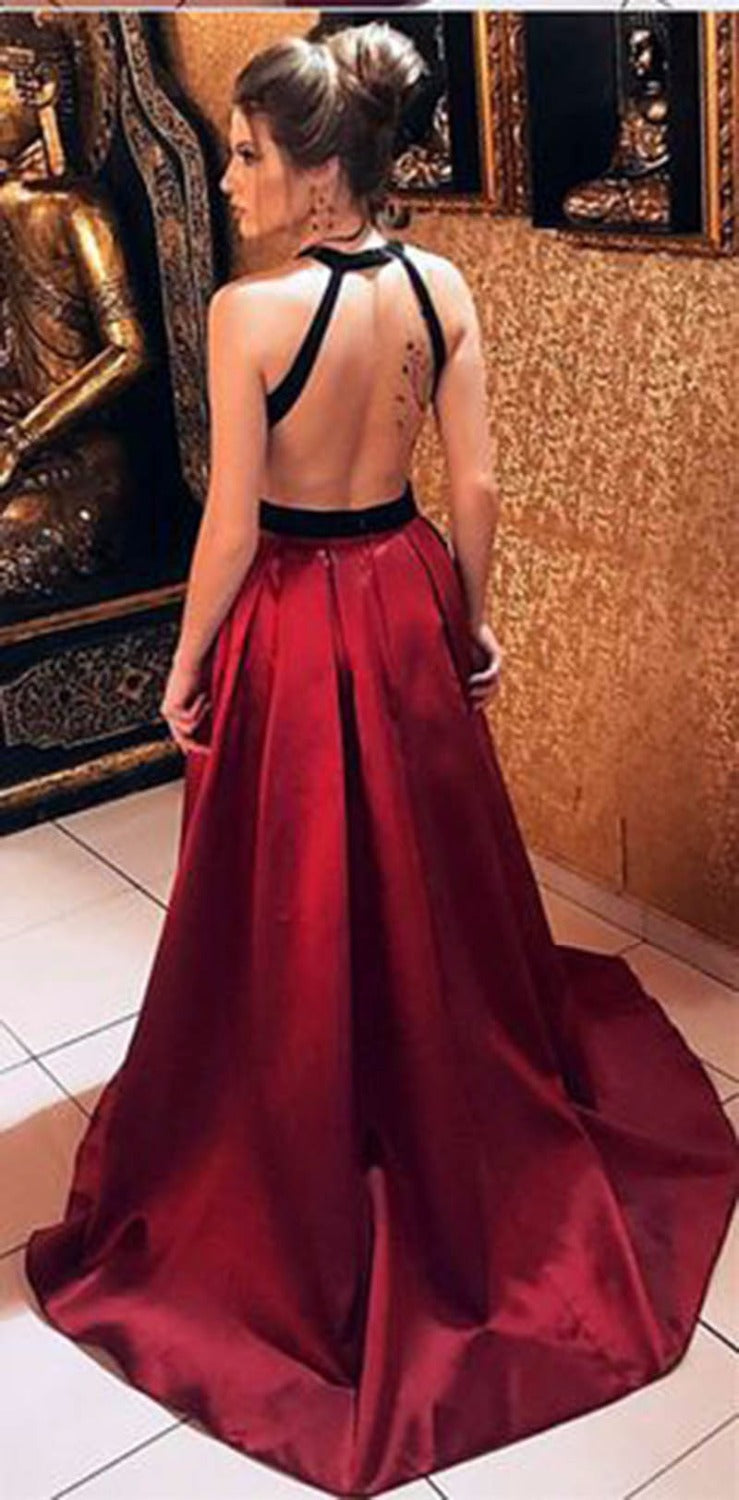 Affordable Long A-line Prom Dresses For Women Simple Party Dresses