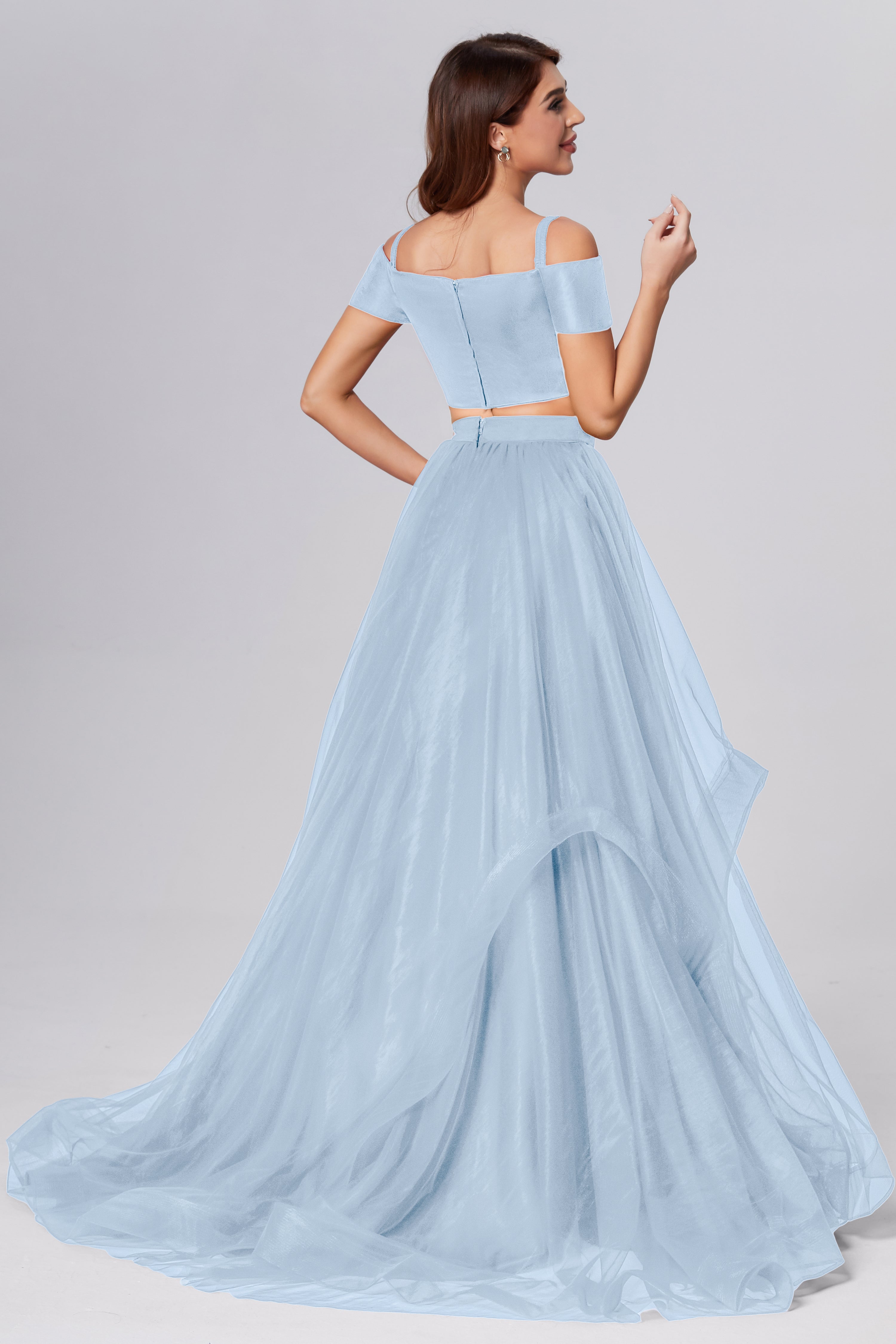 2-Piece Off the Shoulder Prom Dresses